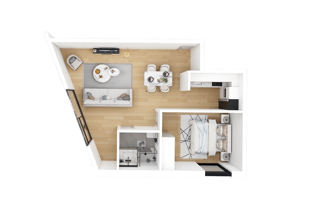 Stan u prizemlju jednosoban